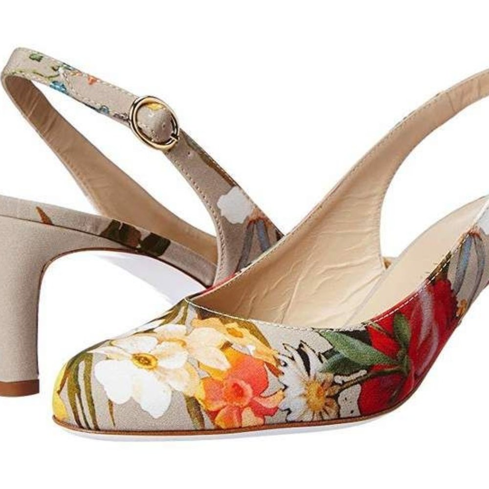 Ron White Izabella Floral Slingback Pumps